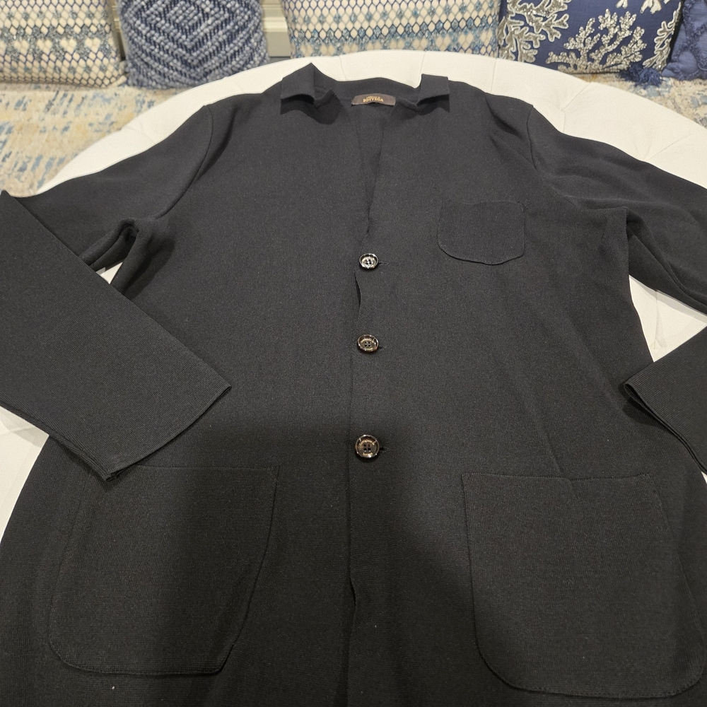 Bottega Veneta Luxury Black Button-up Shirt Jacket